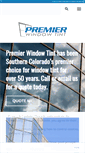 Mobile Screenshot of premierwindowtint.net